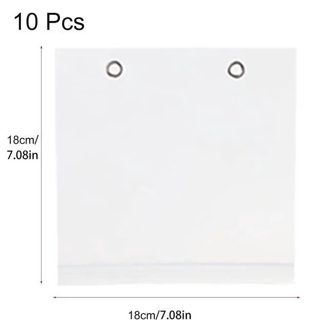 Alt view image 2 of 3 - Fishing Tackle Binder Lure Biat Organized Storage for Soft Worms Rigs Jigs and Lines Fishing Tackle Wallet Case with 15+5pcs Transparent Thickened Ziplock Bag (10pcs Ziplock Transparent Bag)