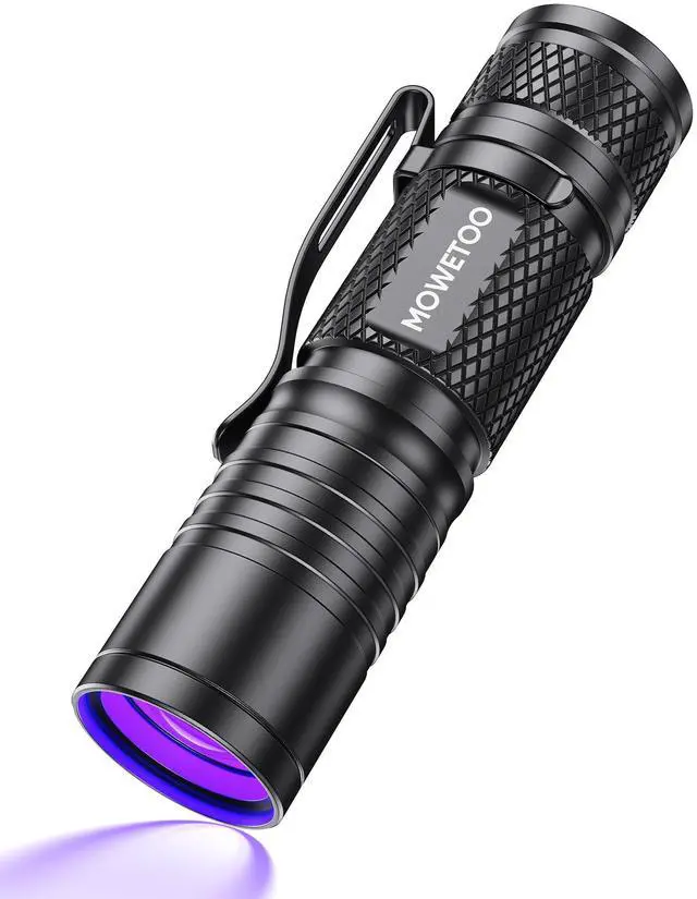Main image of Black Light Flashlight,395nm Mini Zoomable UV Light | Portable But Powerful,Ultraviolet Flashlights for Pet Urine Detection, Home, Scorpions, Resin Curing, Leak, Fluorescent