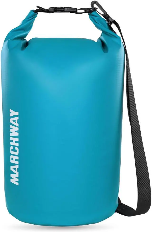 Main image of Floating Waterproof Dry Bag Backpack 5L/10L/20L/30L/40L, Roll Top Sack Keeps Gear Dry for Kayaking, Rafting, Boating, Swimming, Camping, Hiking, Beach, Fishing (Teal, 10L)