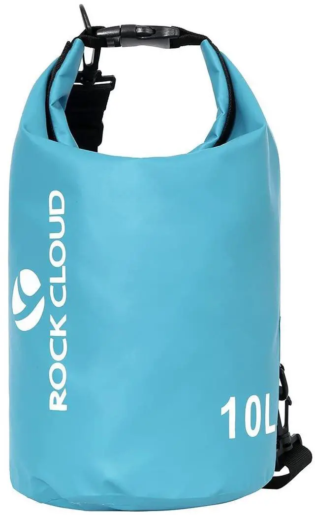 Main image of Dry Bag Waterproof 10L Dry Sack for Kayaking Rafting Boating Beach Surfing Swimming Canoe Camping Hiking Fishing Ski, Lake Blue