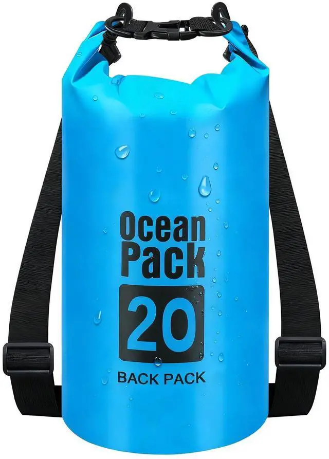 Main image of Waterproof Dry Bag Roll Top Dry Storage Bag Backpack for Women & Men, Perfect for Kayaking, Boating, Swimming, Camping, Hiking, Backpacking & Beach (20L)