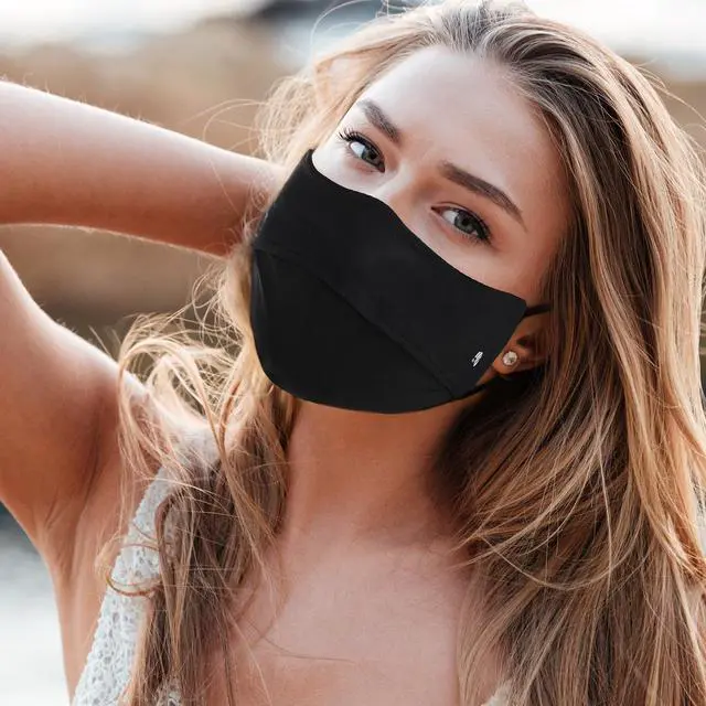 Alt view image 7 of 7 - UV Protection Face Mask for Women Cooling Breathable Sun Face Cover | 4 Pcs 5A Hygienic Lining UPF 50+ Anti Slip Washable Reusable Mask for Cycling Fishing Hiking Summer Outdoor Sports