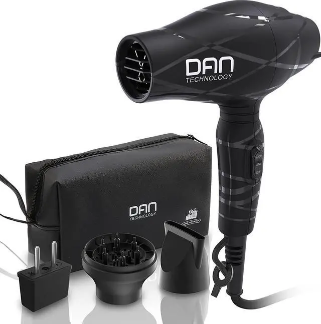 Main image of Lightweight Travel Hair Dryer,Portable Mini BlowDryer with Concentrator&Diffuser, with Nozzle Attachment Ceramic,