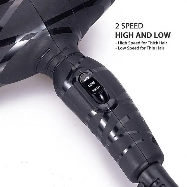Alt view image 5 of 7 - Lightweight Travel Hair Dryer,Portable Mini BlowDryer with Concentrator&Diffuser, with Nozzle Attachment Ceramic,