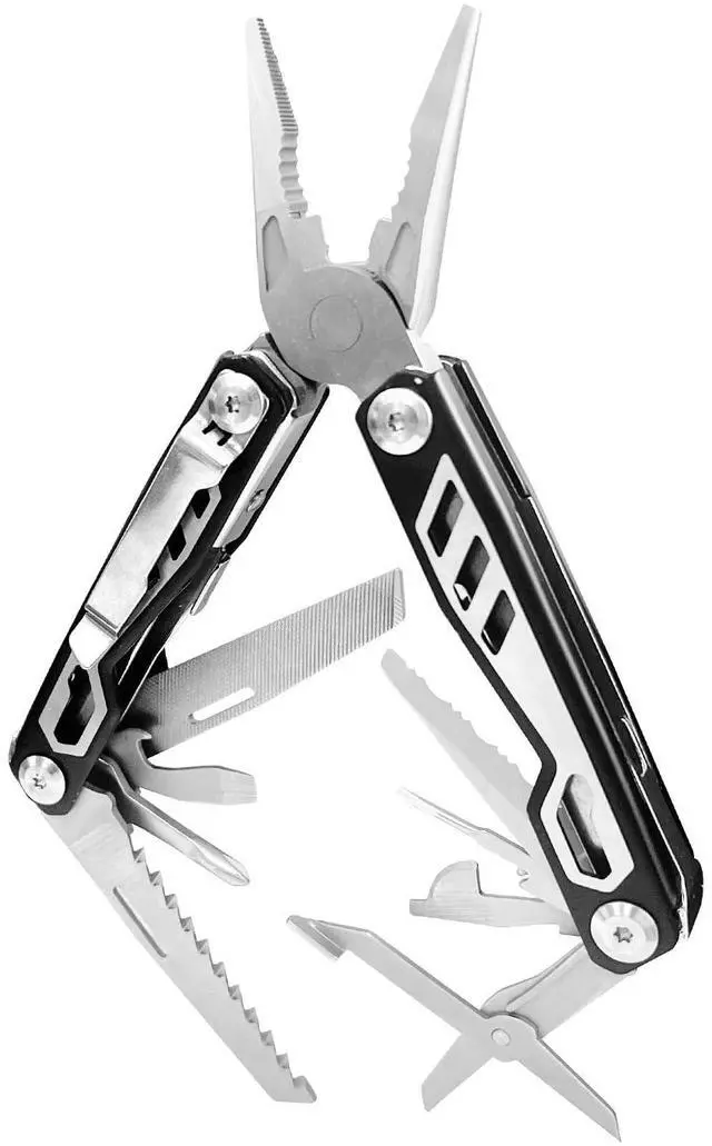 Main image of Multitool Needle Nose Pliers, 16-in-1 Multi Tool with EDC Pouch