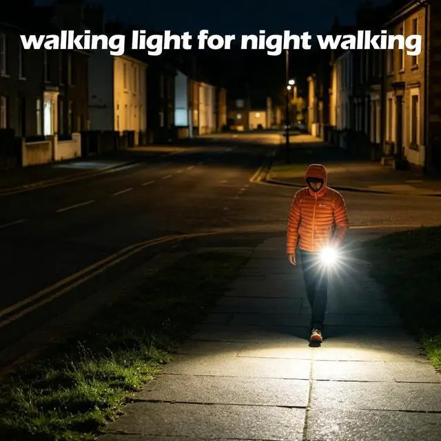 Alt view image 2 of 5 - 2 Pack LED Flashlights Rechargeable Handheld Small Pocket EDC Flashlight Adjustable Brightness Walking Light for Night Walking Silver and Black