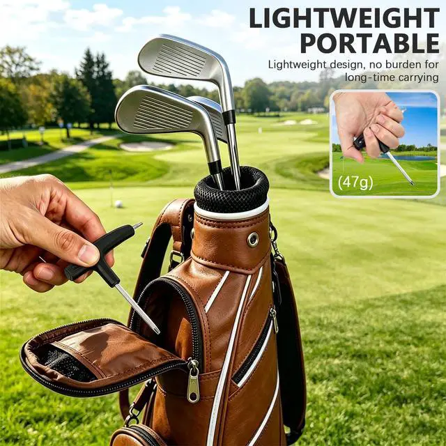 Alt view image 6 of 7 - Golf Torque Wrench, 2-in-1 T20 & T25 Dual Head Club Adjustment Tool, Black | Universal Golf Driver Tool For Shaft Adapter & Weights, Portable Dual Head Torque Wrench, Ideal For On-Course Adjustments