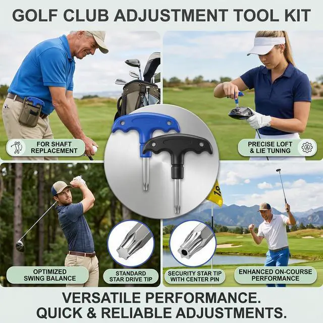 Alt view image 7 of 7 - Torque Wrench For Golf, 2Pcs Golf Torque Wrench And Driver Tool With T20 T25 Bits, Golf Wrench Set