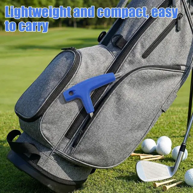 Alt view image 4 of 6 - Golf Driver Adjustment Tool, 2-in-1 Golf Torque Wrench T20 T25 Dual Head Golf Club Driver Tool, Stainless Steel Golf Wrench with Plastic Handle for Shaft Adapter & Weights(Blue)