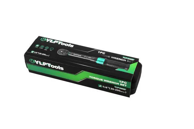 Alt view image 2 of 7 - 1/4-Inch Drive Click Torque Wrench, 20200 in-lb (2.2622.6 Nm), ±3% Accuracy, 90-Tooth Ratchet, Dual-Direction, Chrome Vanadium Steel, Includes Storage Case