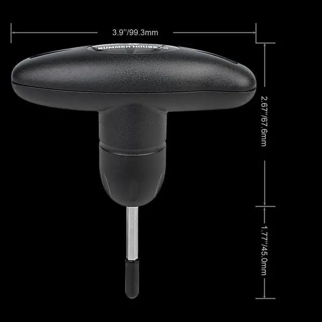 Alt view image 5 of 5 - 40lbf Torque Golf Wrench for Driver Clubs and Fairway Hybrids Adapter Sleeve and Head Weight Adjustment
