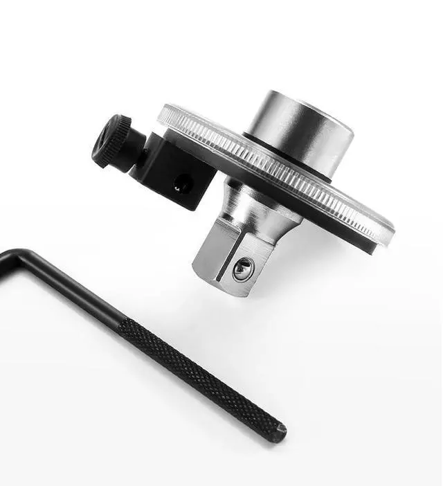 Alt view image 2 of 6 - 1/2 Inch Torque Wrench Angle Gauge Tool, 360° Adjustable 1/2"" Drive Torque meter Wrench Set, Professional Measure Tool, US0020