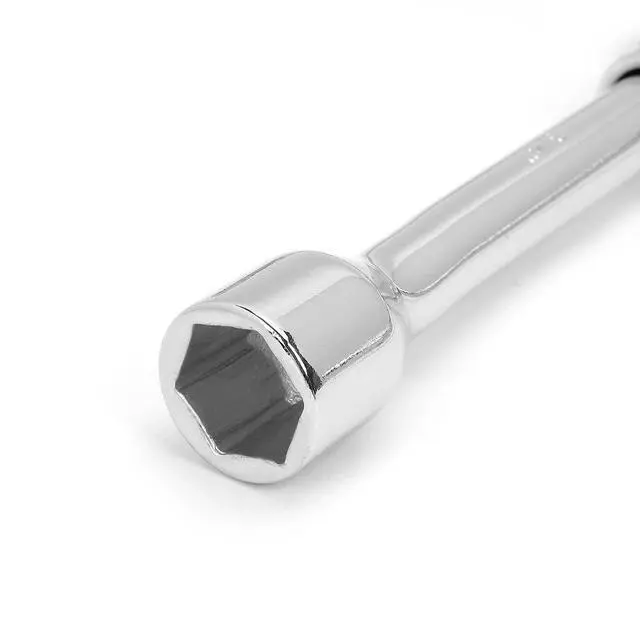 Alt view image 4 of 6 - 14-Inch Universal Folding Lug Wrench, 4-Way Cross Wrench | SAE & Metric, Chrome-Plated Drop-Forged Steel, Folding Design for Storage, Universal for Cars, Light Trucks, SUVs, RVs & Vans