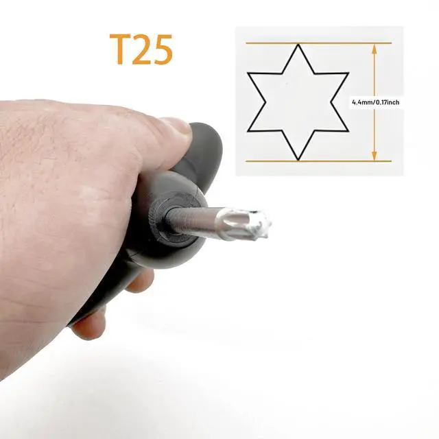 Alt view image 6 of 7 - T25 40lbf Golf Torque Protect clicks Sound Wrench for Driver Clubs and Fairway Hybrids Adapter Sleeve and Head Weight Adjustment Golf Adapter Driver