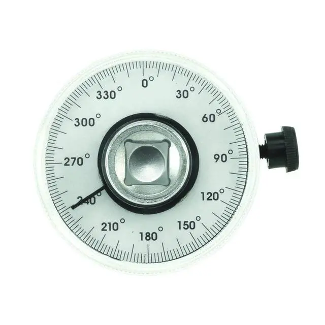 Alt view image 4 of 7 - 1/2 Inch Torque Wrench Angle Gauge Tool SF0136 | Alltooetools 1/2"Angle Degree Torque Gauge,360° marked scale,1/2" male/female drive,for manifold bolt & TTY fastener service