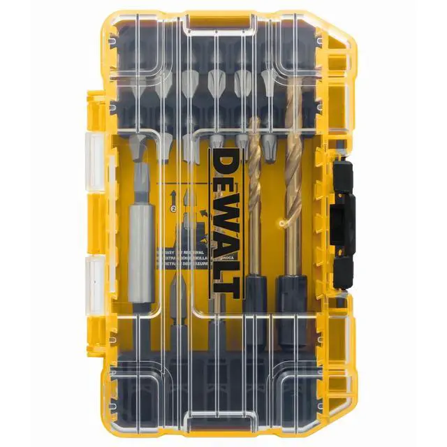 Alt view image 5 of 6 - Tough Grip 27 Pc Screwdriver Bit Set and Impact Drill Driver Bit Set, Extra Durable Heavy Duty Torsion Zone Technology (DWAF2504TG)