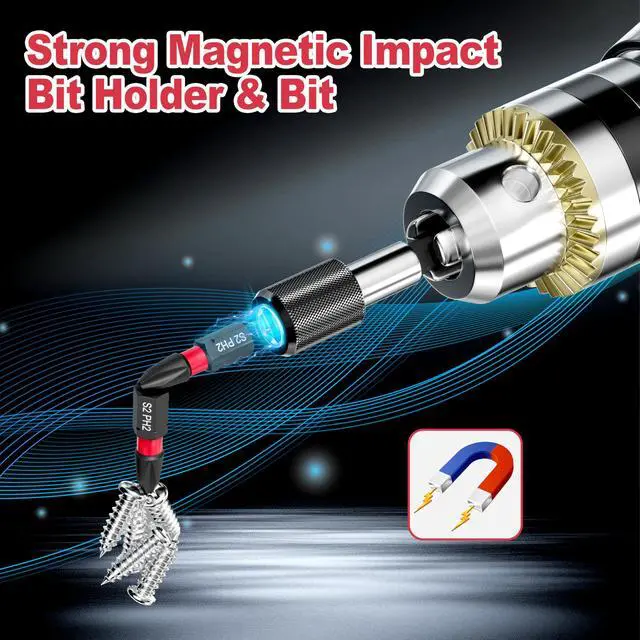 Alt view image 3 of 7 - 35Pcs Screwdriver Bits Set S2 Steel Screwdriver Impact Kit | With a Storage Case