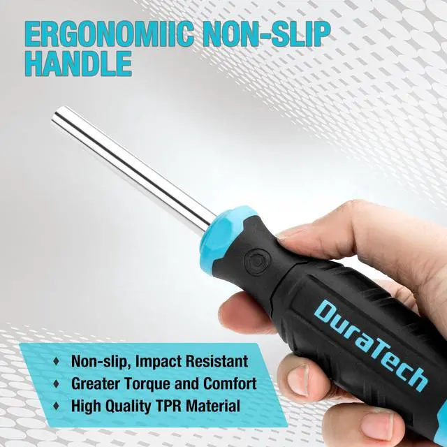 Alt view image 4 of 7 - Screwdriver, Multi-Function Set with 60 Replaceable Cr-V Bits | Replaceable Cr-V Bits(Flat, Phillips, Torx, Hex, Square), All in One Screw Drivers with Rolling Barrel Bits Holder