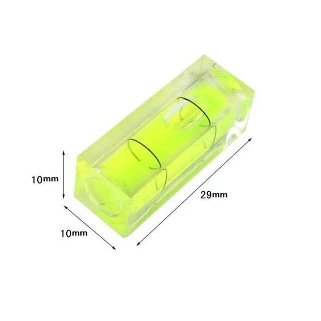 Alt view image 2 of 7 - 11pcs Mini Level Picture Hanging Spirit Bubble Level, 10x10x29mm Square Level Mark Measuring Tools