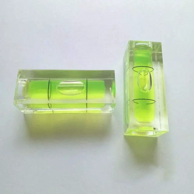 Alt view image 5 of 7 - 11pcs Mini Level Picture Hanging Spirit Bubble Level, 10x10x29mm Square Level Mark Measuring Tools