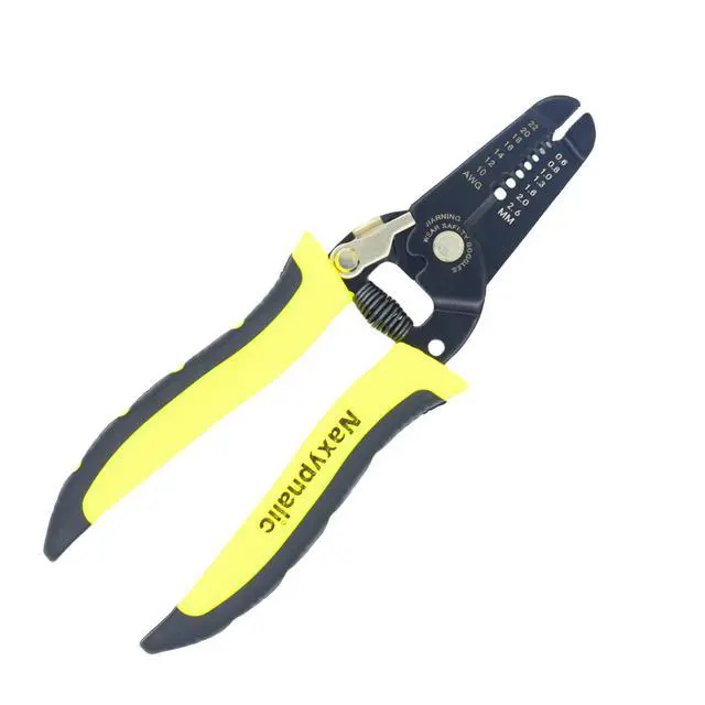 Alt view image 5 of 7 - Wire Stripper, 10-22 AWG Wire Cutter, Stripping Tool | Micro Wire Strippers, Insulated Wire Pliers, Multifunctional Wire Stripping Tool, Wire Stripers 10-22AWG