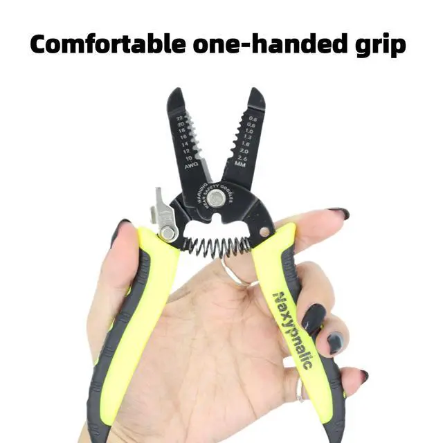 Alt view image 7 of 7 - Wire Stripper, 10-22 AWG Wire Cutter, Stripping Tool | Micro Wire Strippers, Insulated Wire Pliers, Multifunctional Wire Stripping Tool, Wire Stripers 10-22AWG