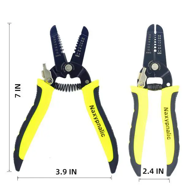 Alt view image 2 of 7 - Wire Stripper, 10-22 AWG Wire Cutter, Stripping Tool | Micro Wire Strippers, Insulated Wire Pliers, Multifunctional Wire Stripping Tool, Wire Stripers 10-22AWG