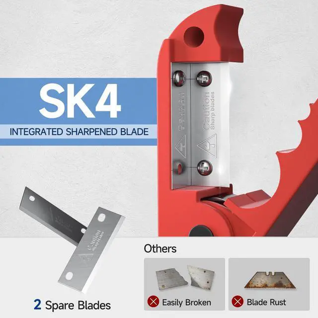 Alt view image 4 of 7 - Round Cable Stripper for AWG 12 to 4/0, Adjustable Wire Stripper | Cable Jacket Stripping Tool with 2 Spare Blade