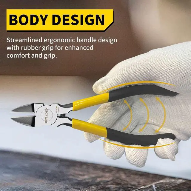 Alt view image 5 of 7 - Wire Cutter 6.5 inch Cutting Pliers Diagonal Cutter Snipper 2 Pack | Spring Loaded Flush Cutter Dike for Crafting, Artificial Flower Jewelry Making, Flush Cut Pliers Floral Wire Cutter Dyke Snip