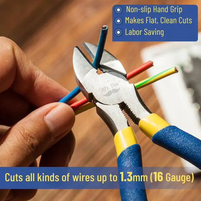 Alt view image 4 of 7 - Wire Cutter, 6 Inch, Wire Cutters, Diagonal Wire Cutters | Flush Cutter, Nippers, Side Cutters, Flush Cutters, Diagonal Cutter, Cutting Pliers, Floral Wire Cutter, Wire Pliers