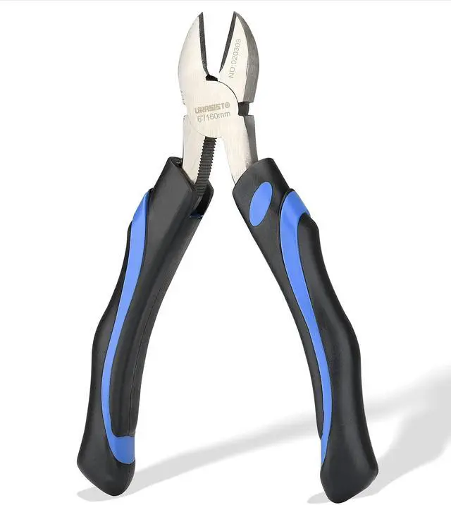 Main image of 6-Inch Side-Cutting Pliers Diagonal Pliers with heavy Duty Nickel Chromium Steel Construction