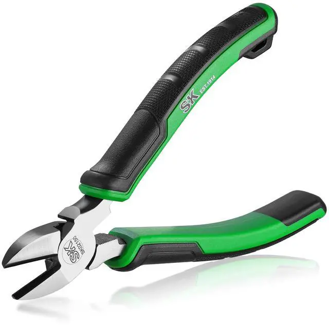 Main image of 6'' Side Cutters, High Leverage Diagonal Cutting Pliers, Wire Cutters | Laser Hardened Cutting Edges, Hot Rivet, Ergonomic Anti-slip Handle for Comfortable Grip, High Carbon Steel