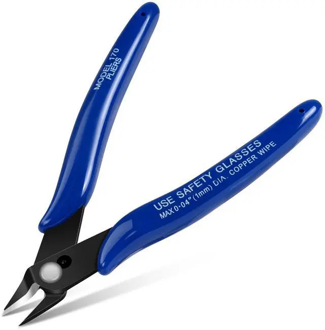 Main image of Wire Cutters, Spring-loaded Side Cutters Flush Cutters, Diagonal Cutters Precision Side Cutters, Diagonal Cutting Pliers in CRV Steel, Heavy Duty Cutting Pliers for Electrical, Homes