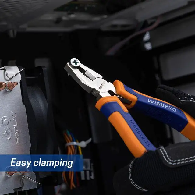 Alt view image 6 of 6 - 4.7 Inch Mini Lineman Combination Pliers with Side Cutter