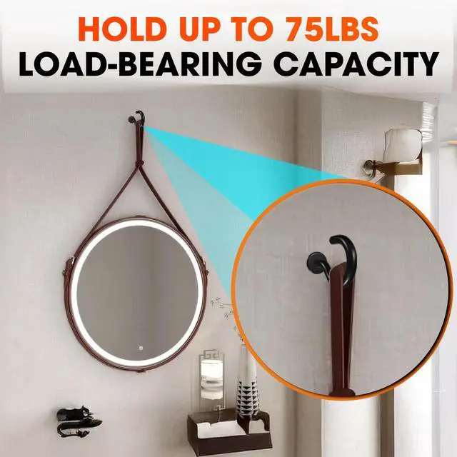 Alt view image 5 of 7 - 10PCS Screw Hooks + Self-Drilling Drywall Anchor, Expansion Tubes | Coated Ceiling Hooks, Heavy-Duty Eye Hook, Screw-in Hook for Hanging Plants, String Lights, Cup, Key