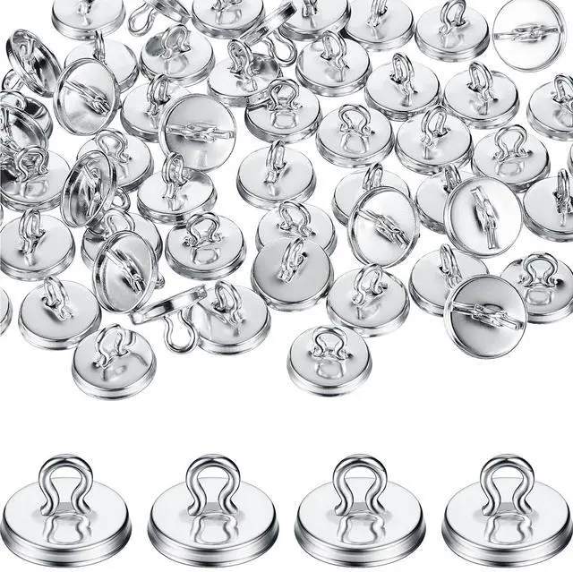 Main image of 50 Pcs Plant Anchors Kit for Vine Wall Stucco Trellis, Silver | Metal Hooks for Vine Anchors Climbing, Wall Fixture Clips for Stucco Brick Surfaces, Trellis Kit Outdoor Garden