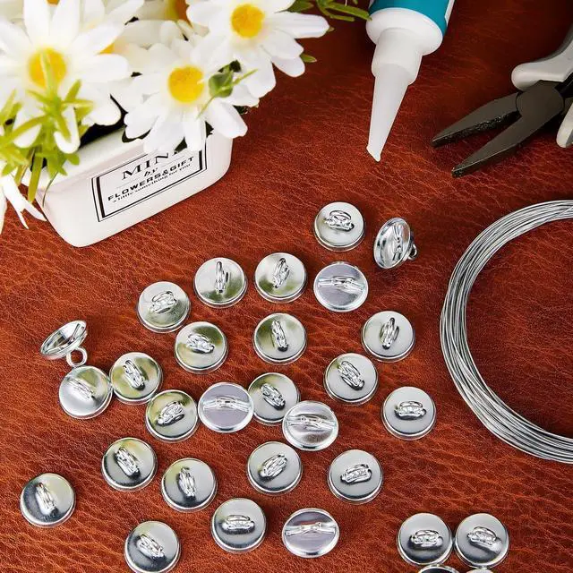 Alt view image 7 of 7 - 50 Pcs Plant Anchors Kit for Vine Wall Stucco Trellis, Silver | Metal Hooks for Vine Anchors Climbing, Wall Fixture Clips for Stucco Brick Surfaces, Trellis Kit Outdoor Garden