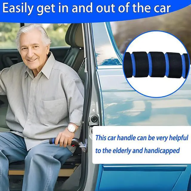 Alt view image 2 of 7 - 2Pack Car Door Handle for Elderly Car Handle Assist Support Multifunction for Seniors and Handicapped