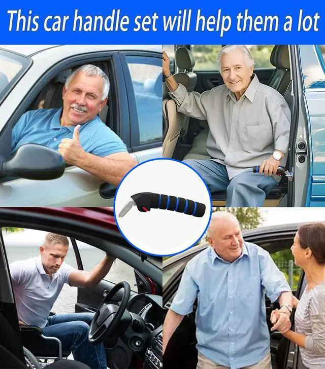 Alt view image 7 of 7 - 2Pack Car Door Handle for Elderly Car Handle Assist Support Multifunction for Seniors and Handicapped