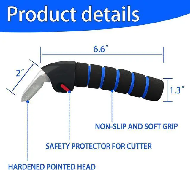 Alt view image 2 of 7 - Car Door Handle for Elderly Car Assist Support Handle Multifunction Car Door Latch Bar for Seniors and Handicapped(Blue)