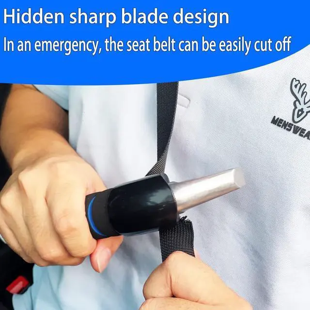 Alt view image 6 of 7 - Car Door Handle for Elderly Car Assist Support Handle Multifunction Car Door Latch Bar for Seniors and Handicapped(Blue)