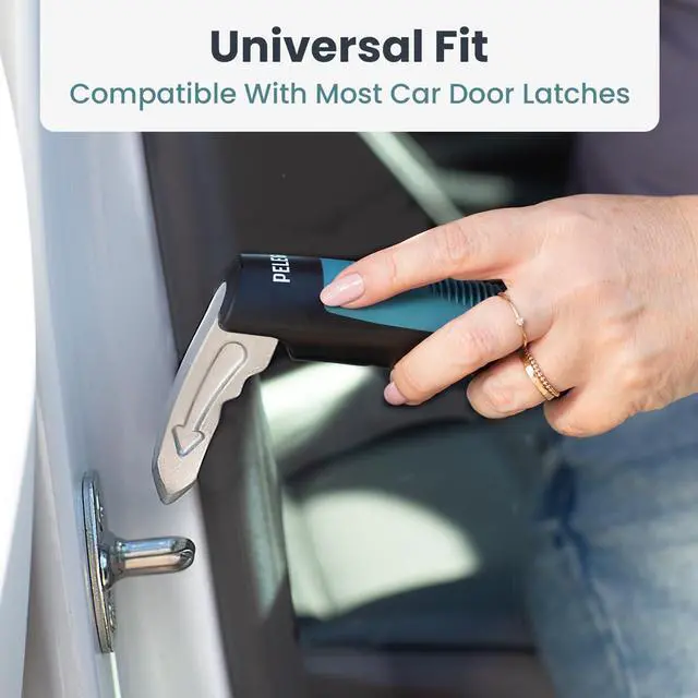 Alt view image 5 of 7 - Car Door Handle for Elderly (2 Pack) Car Cane Assist Handle with Anti-Slip Grip, Steel Hook for Secure Latch Fit, Supports Up to 300 lbs, Easy Tool-Free Use