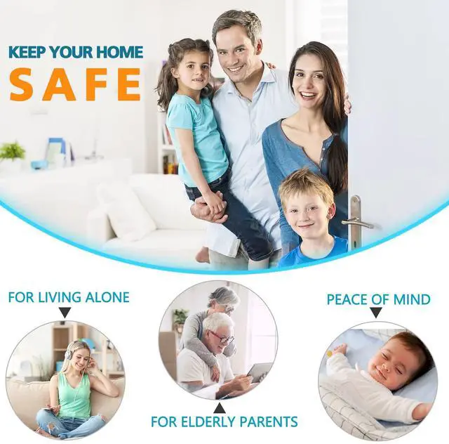 Alt view image 6 of 7 - Front Door Locks for Kids Safety High Home Security Door Lock Reinforcement | Withstand 800 lbs, Child Proof Door Locks Night Top Flip Latch