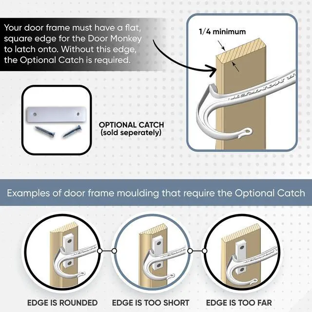 Alt view image 6 of 7 - Child Proof Door Lock & Pinch Guard - For Door Knobs & Lever Handles - Easy to Install - No Tools or Tape Required - Baby Safety Door Lock For Kids - Very Portable - Great for Dogs & Cats