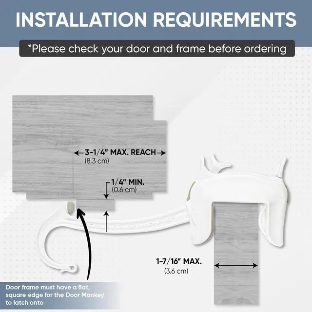 Alt view image 5 of 7 - Child Proof Door Lock & Pinch Guard - For Door Knobs & Lever Handles - Easy to Install - No Tools or Tape Required - Baby Safety Door Lock For Kids - Very Portable - Great for Dogs & Cats