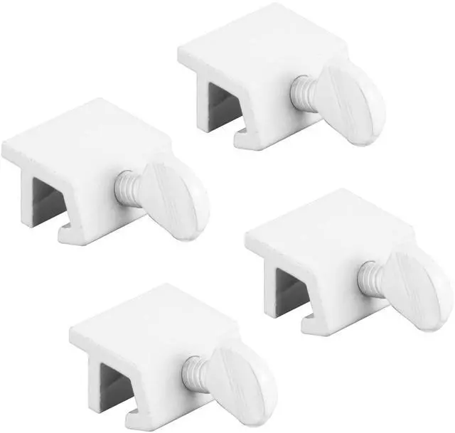 Main image of Sliding Window Security Lock, White, 1/8 in. Rail, 4 Pack | For 1/8 Inch Wide Rail