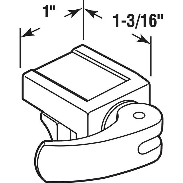 Alt view image 5 of 5 - Prime-Line Sliding Window Lock for Vinyl Windows, White, Diecast, 2 Pack | Easy Installation, Keeps Windows Securely Closed, Diecast Construction