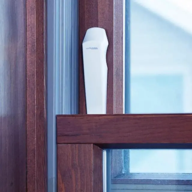 Main image of Window & Door Wedge Locks for Baby Proofing: Child Proof Window Locks - 4 Pack - White