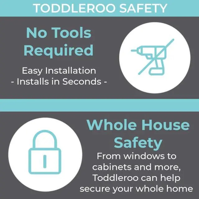 Alt view image 5 of 6 - Window & Door Wedge Locks for Baby Proofing: Child Proof Window Locks - 4 Pack - White