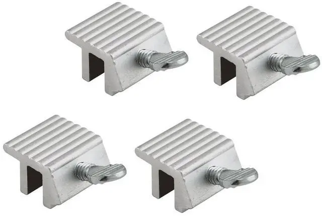Main image of 4 Pack Sliding Window Locks Aluminum Security Locks for Sliding Windows & Doors, Easy to Install